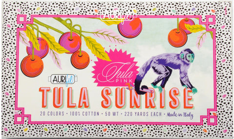{Pre-Order September} Tula Pink Sunrise Thread Collection 50wt 20 Small Spools