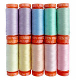 {New Arrival} Tula Pink Unicorn Poop Thread Collection 50wt 10 Small Spools