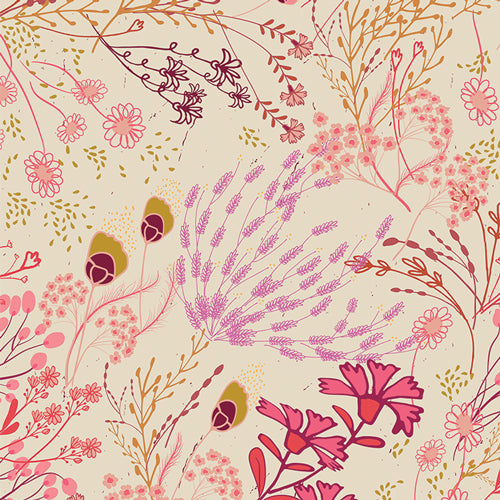 {New Arrival} Art Gallery Fabrics The Season of Tribute - La Vie en Rose Meadow One