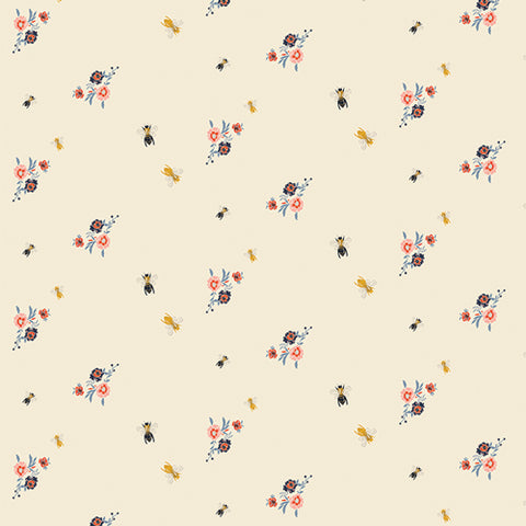 Art Gallery Fabrics  The Season of Tribute - Garden of Opulence Bees & Bits Two