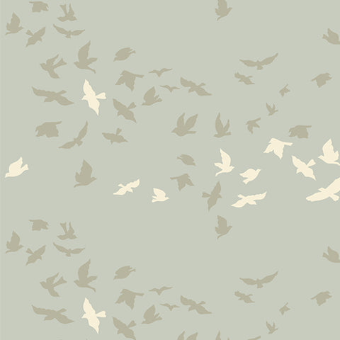 {New Arrival} Art Gallery Fabrics The Season of Tribute - Roots of Nature Aves Chatter Three