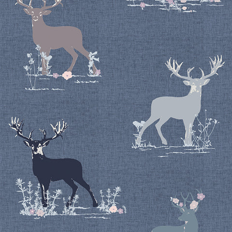 Art Gallery Fabrics The Season of Tribute - Eclectic Intuition Dear Deer Four