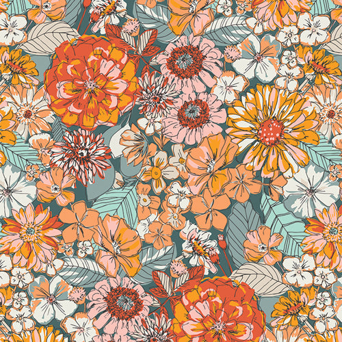 {New Arrival} Art Gallery Fabrics The Season of Tribute - Listen To Your Heart Fleuron Six FAT QUARTER