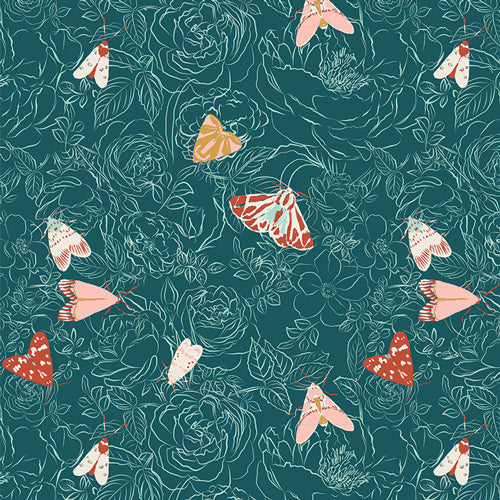 {New Arrival} Art Gallery Fabrics The Season of Tribute - Listen To Your Heart Cloak and Petal Six FAT QUARTER