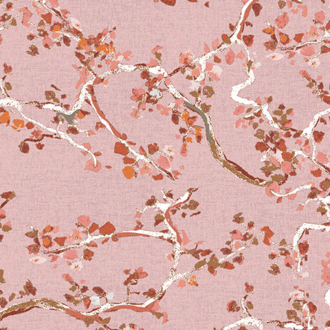 {New Arrival} Art Gallery Fabrics Twenty Enchanted Leaves Powder