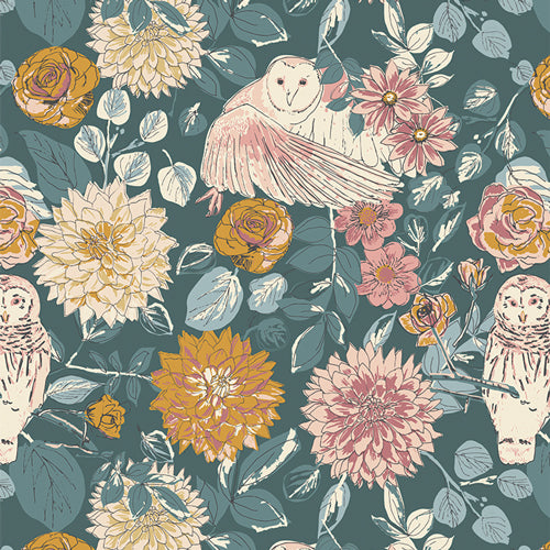 {New Arrival} Art Gallery Fabrics Willow Owl Things Floral FAT QUARTER