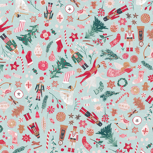 {New Arrival} Art Gallery Fabrics Wintertale The Nutcracker Snow