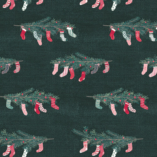 {New Arrival} Art Gallery Fabrics Wintertale Deck the Halls