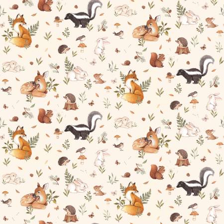 {New Arrival} Dear Stella MINKY Little Fawn & Friends Cream Friends
