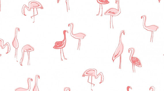 Dear Stella Tropic Like It's Hot White Flamingo