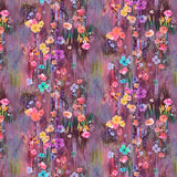 Clothworks Moments Digital Floral Drip Wine