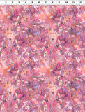 Clothworks Moments Digital Bouquets Fairy Flowers Pink