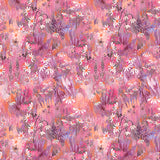 Clothworks Moments Digital Bouquets Fairy Flowers Pink