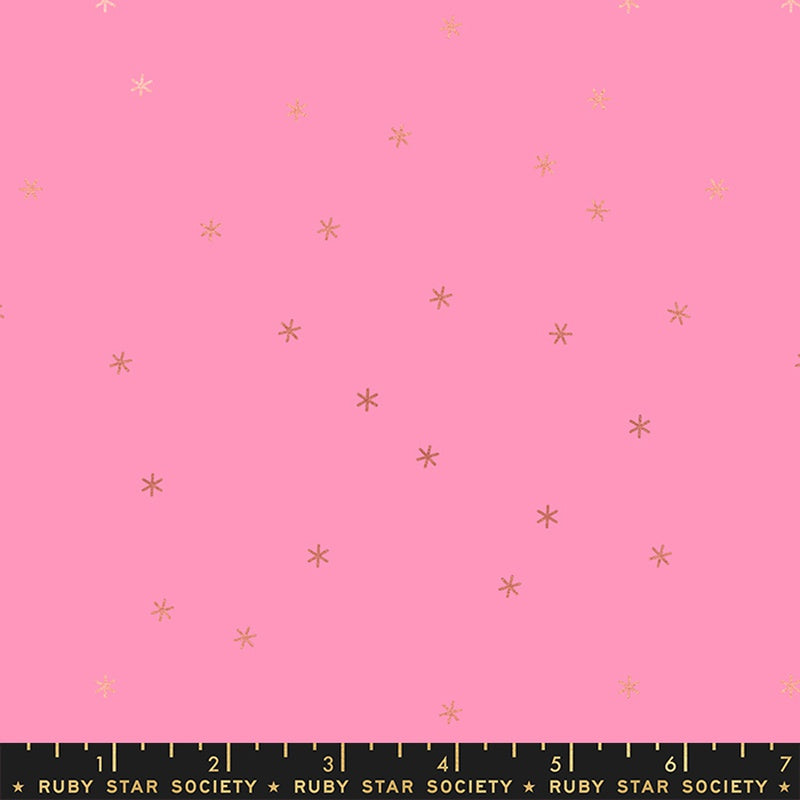 {New Arrival} Moda Ruby Star Society Camellia & Spark Flamingo Metallic