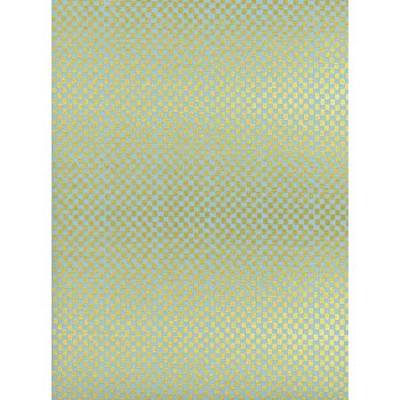 Cotton & Steel Rifle Paper Co Amalfi Checkers Mint Metallic Gold