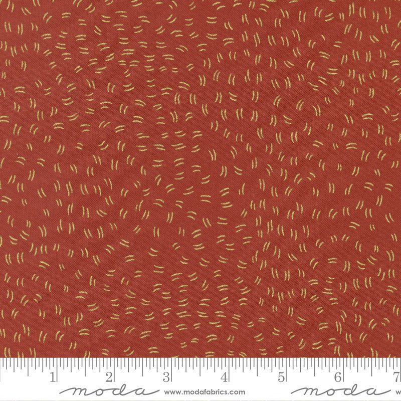 Moda Gingiber Meadowmere Flutters Poppy Metallic