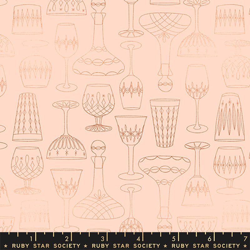 Moda Ruby Star Society Elixir Decanted Peach Cream Metallic