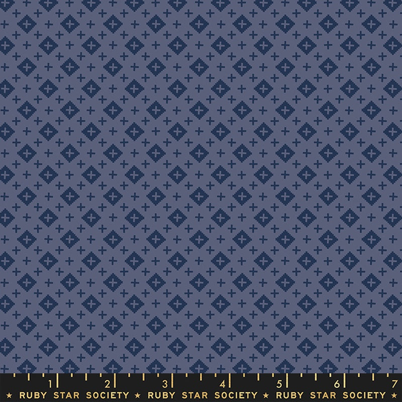 Moda Ruby Star Society Moonglow Basket Periwinkle