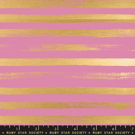 Moda Ruby Star Society Stellar & Zip Basic Stripe Kiss Metallic