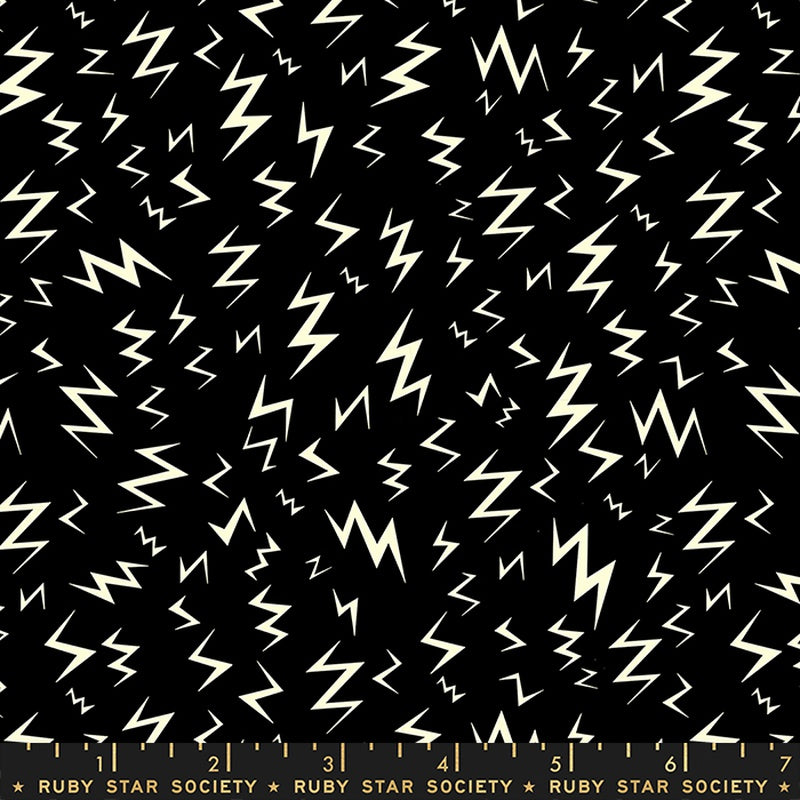 {New Arrival} Moda Ruby Star Society Tiny Frights Lightning Black Glow in the Dark