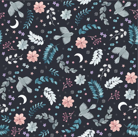 {New Arrival} Dashwood Studio Nightfall Flock Floral