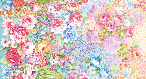 Moda Gradients II Parfait Digital Garden Collage Multi