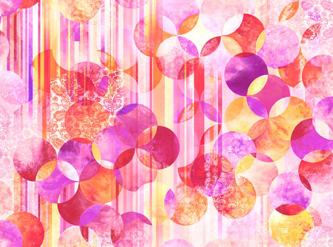 Moda Gradients Parfait Rainbow Bubbles Fruit Punch