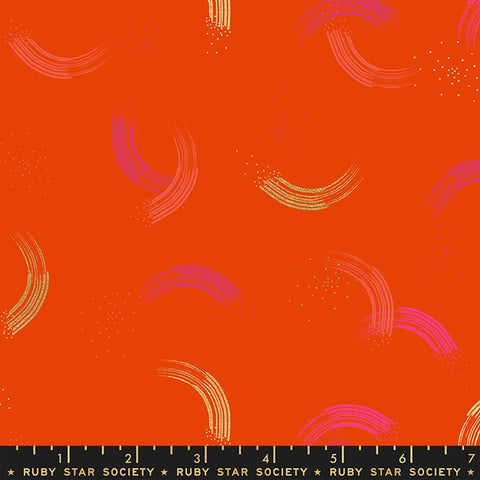 Moda Ruby Star Society Twirl Basic Fire Metallic