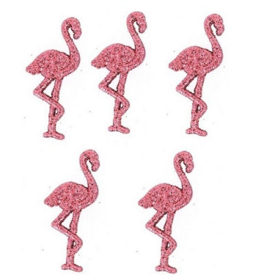Dress it up buttons Fabulous Flamingos