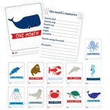 Moda Gingiber Ahoy Milestone Cards