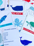 Moda Gingiber Ahoy Milestone Cards