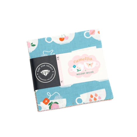 Moda Ruby Star Society Camellia 5" Squares