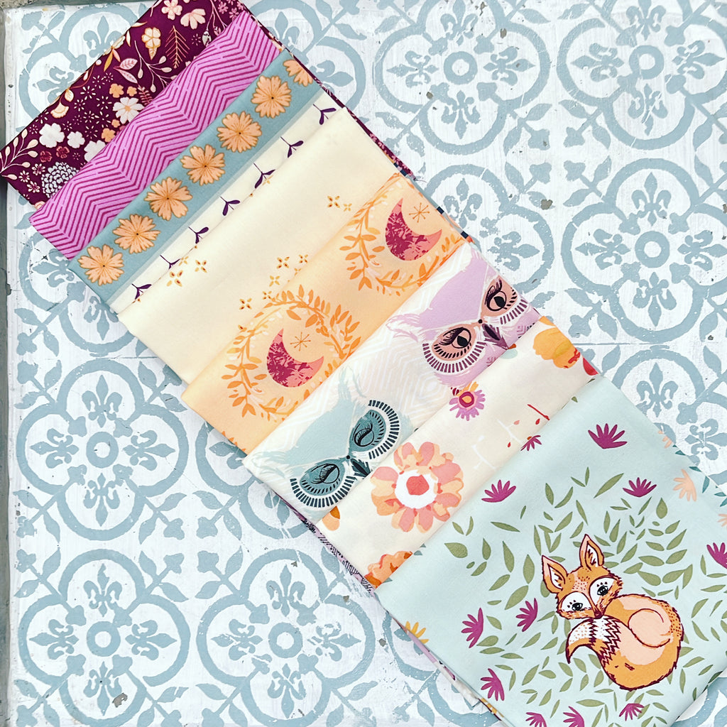 Art Gallery Fabrics  The Season of Tribute - Crafting Magic Mini Fat Quarter Bundle x 8 Fat Quarters