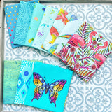 {New Arrival} Tula Pink Fat Quarter Bundle x 10 Daydreamer/True Colours Aqua Edition