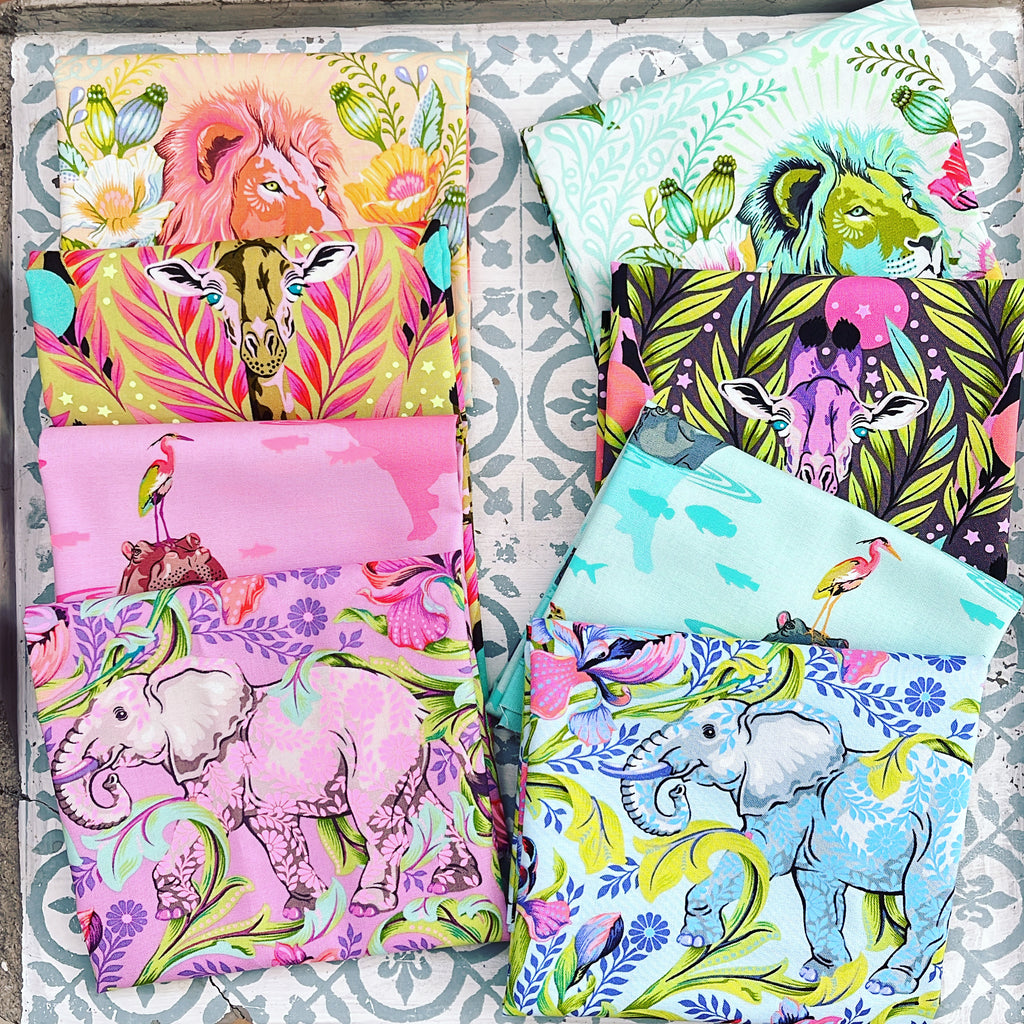 {New Arrival} Tula Pink Everglow Fat Quarter 8pcs Full bundle