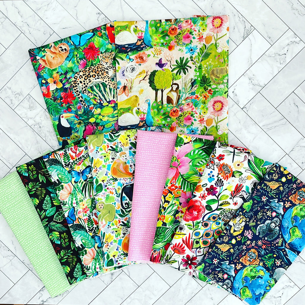 {New Arrival} Dear Stella August Wren Paradise Curated Bundle x 10 Fat Quarters