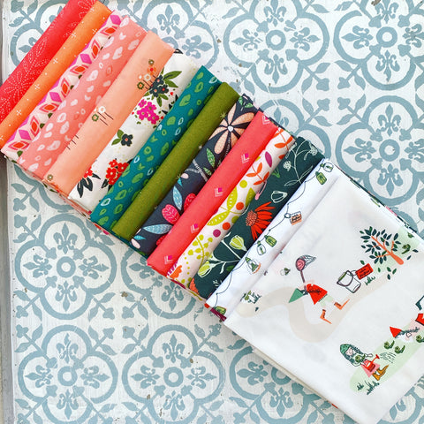 {New Arrival} Art Gallery Fabrics Curated Bundle Fat Quarter Bundles x 14 Pieces How Does Your Garden Grow