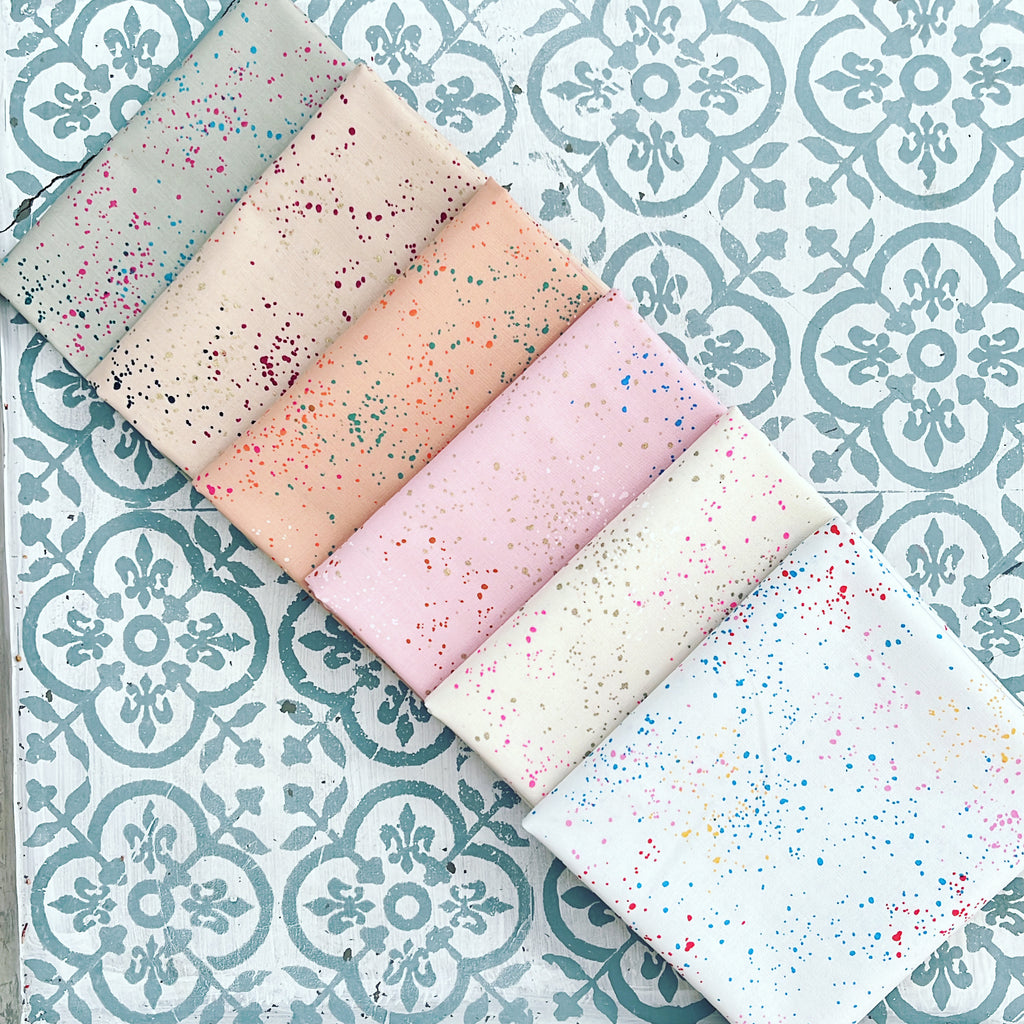 {New Arrival} Moda Ruby Star Society Sampler Curated Fat Quarter Bundle x 6 Speckled Confetti