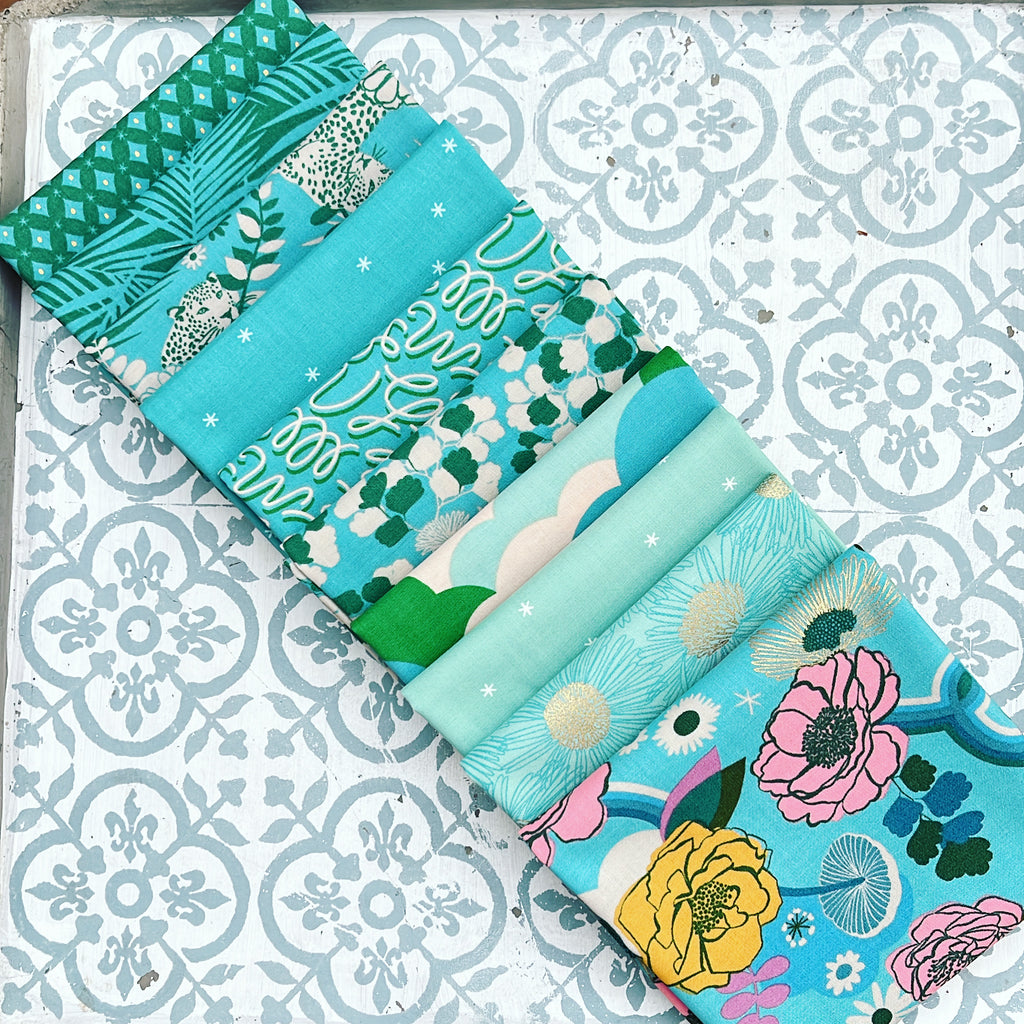 Moda Ruby Star Society Reverie Fat Quarter Bundle x 10 Pieces Succulent