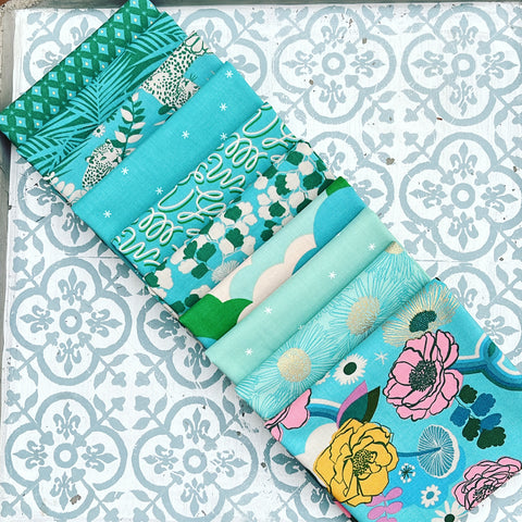 Moda Ruby Star Society Reverie Fat Quarter Bundle x 10 Pieces Succulent