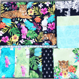 Northcott Tiger Tales Fat Quarter Bundles x 10 Pieces