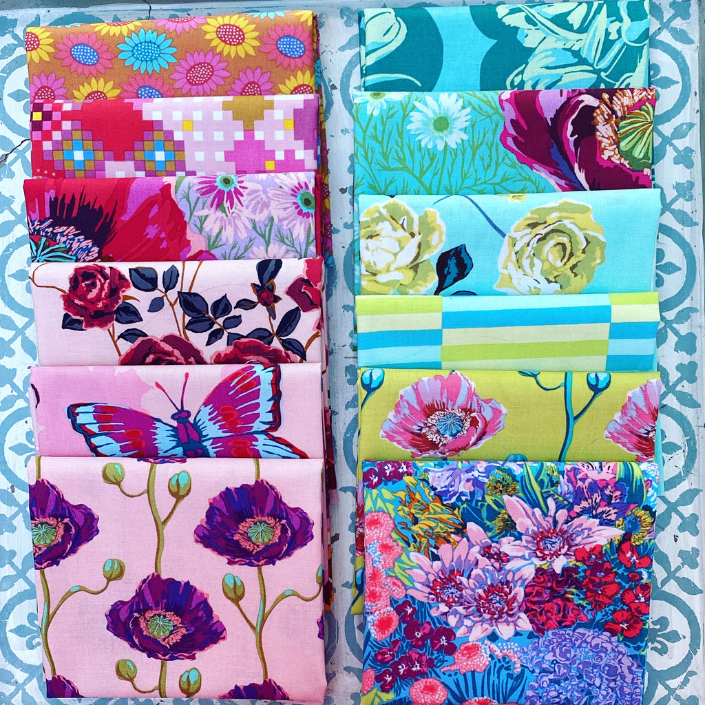 {New Arrival} Anna Maria Horner Mixed Fat Quarter Bundles x 12 Pieces Spring Edition