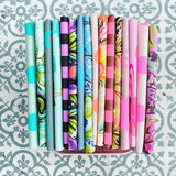 {New Arrival} Tula Pink Everglow & True Colours Neon Fat Quarter 16pcs Full bundle