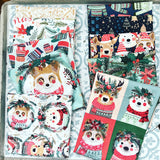 Freespirit Mia Charro Christmas Squad Fat Quarter Bundles x 10 Pieces