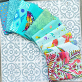 {New Arrival} Tula Pink Fat Quarter Bundle x 10 Daydreamer/True Colours Aqua Edition