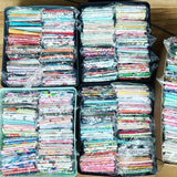 Remnant Packs 500G LOT Mixed Bag Assorted Prints Unicorn Prints Pastels White/Pink/Blue