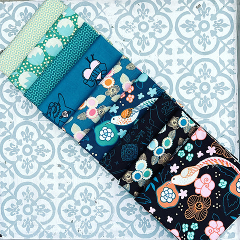 Moda Ruby Star Society Purl Fat Quarter Bundle x 9 Stormy