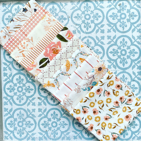 {New Arrival} Art Gallery Fabrics Curated Bundle Colour Series Fat Quarter Bundle x 10 Pieces Rustic Creams