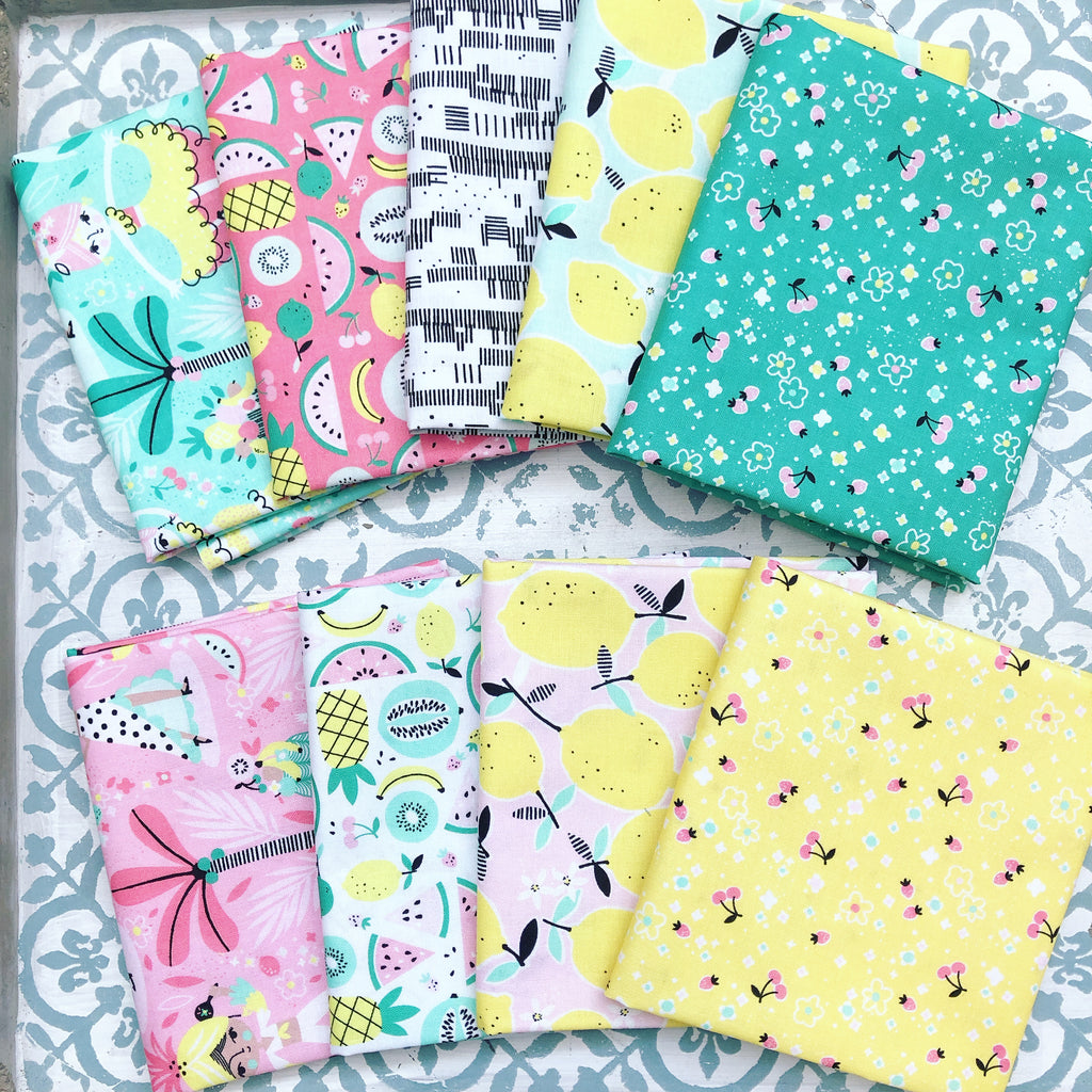 Blend Fabrics Fruitopia Fat Quarter Bundles x 9