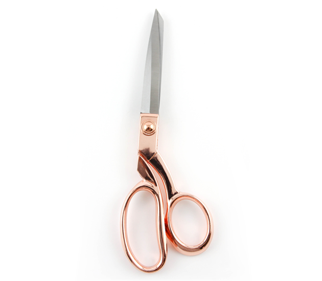 Hemline Klasse Rose Gold Scissors